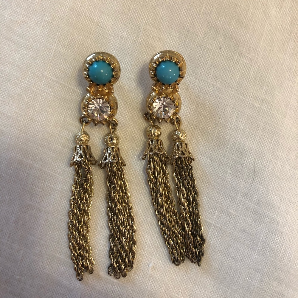 Lilly Pulitzer Gold Tassel Earrings